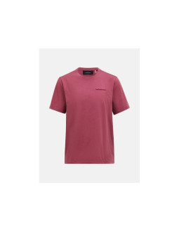 Koszulka męska peak performance m original small logo tee kolor czerwony