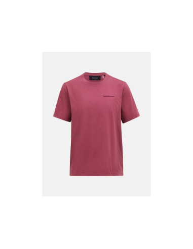 Koszulka męska peak performance m original small logo tee kolor czerwony