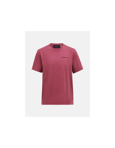 Koszulka męska peak performance m original small logo tee kolor czerwony