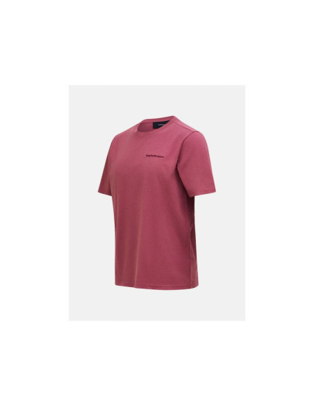 Koszulka męska peak performance m original small logo tee kolor czerwony