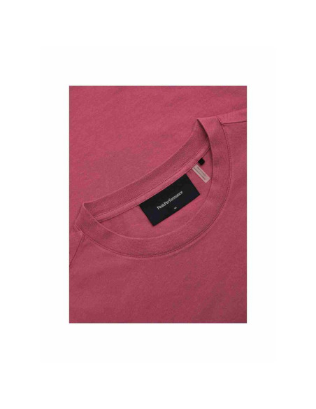 Koszulka męska peak performance m original small logo tee kolor czerwony