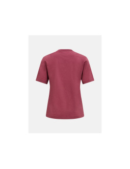Koszulka damska peak performance w original small logo tee kolor czerwony 2