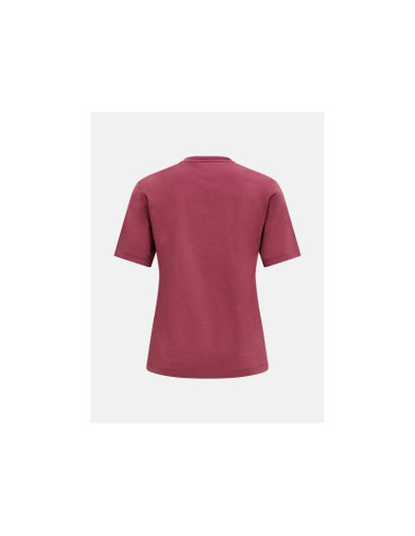 Koszulka damska peak performance w original small logo tee kolor czerwony