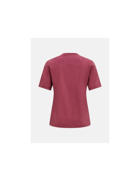Koszulka damska peak performance w original small logo tee kolor czerwony