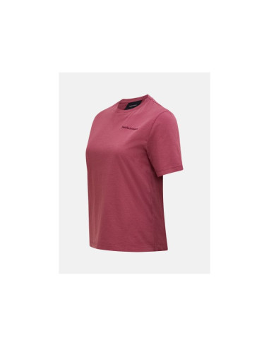 Koszulka damska peak performance w original small logo tee kolor czerwony