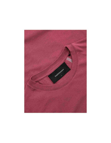 Koszulka damska peak performance w original small logo tee kolor czerwony