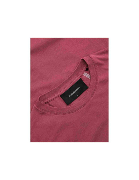 Koszulka damska peak performance w original small logo tee kolor czerwony