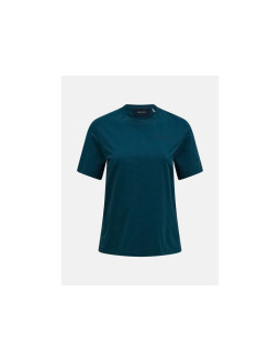Koszulka damska peak performance w original small logo tee kolor zielony