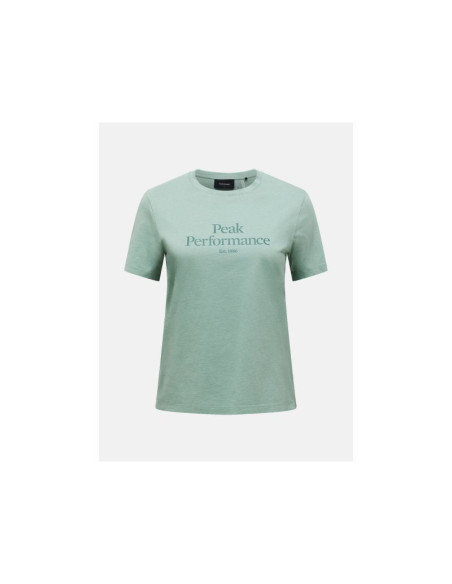 Koszulka damska peak performance w original tee kolor zielony