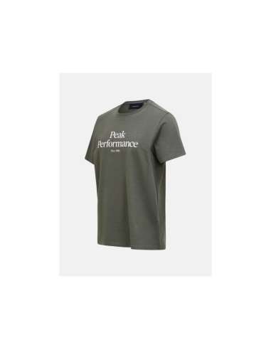Koszulka męska peak performance m original tee kolor zielony