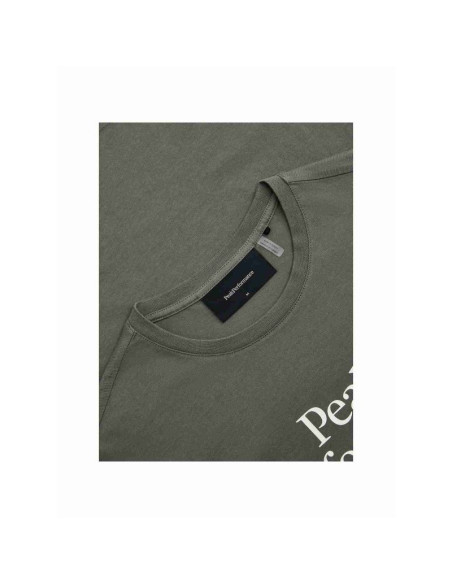 Koszulka męska peak performance m original tee kolor zielony