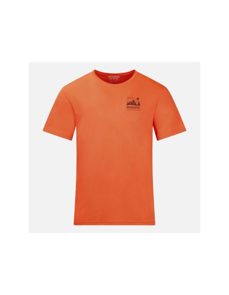 Koszulka męska rossignol m graphic active tee pomarańczowa