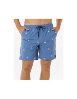 Boardshorty męskie rip curl skelly breach volley niebieskie