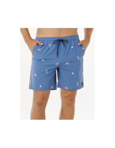 Boardshorty męskie rip curl skelly breach volley niebieskie
