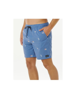 Boardshorty męskie rip curl skelly breach volley niebieskie 2