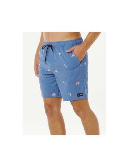Boardshorty męskie rip curl skelly breach volley niebieskie