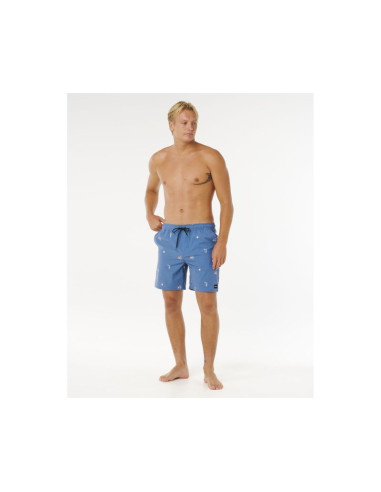 Boardshorty męskie rip curl skelly breach volley niebieskie
