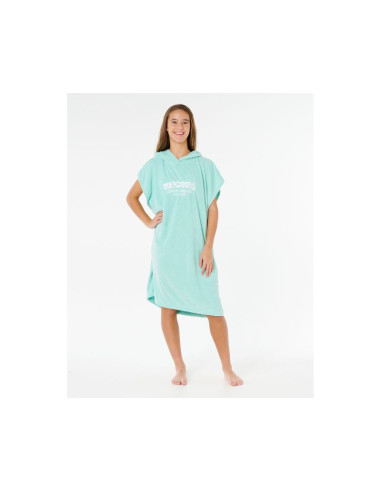 Ponczo dziewczęce rip curl classic surf hooded towel-girl zielone