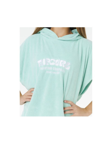 Ponczo dziewczęce rip curl classic surf hooded towel-girl zielone