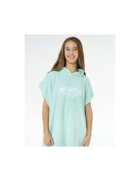 Ponczo dziewczęce rip curl classic surf hooded towel-girl zielone