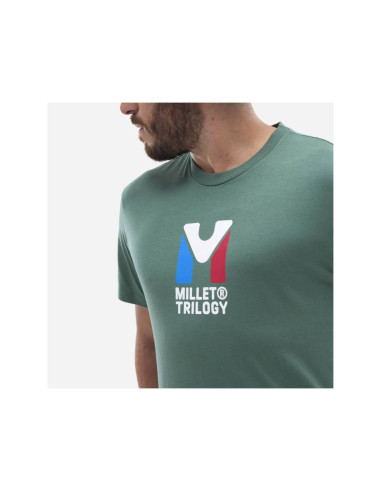 Koszulka millet chamonix tri ts ss m zielony