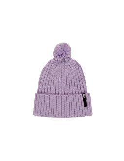 Czapka poc beanie pom fioletowy