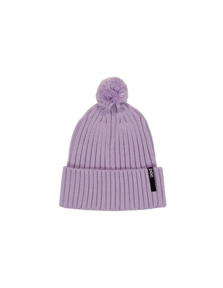 Czapka poc beanie pom fioletowy