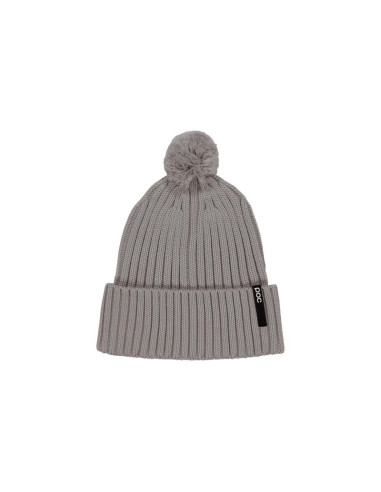 Czapka poc beanie pom szara