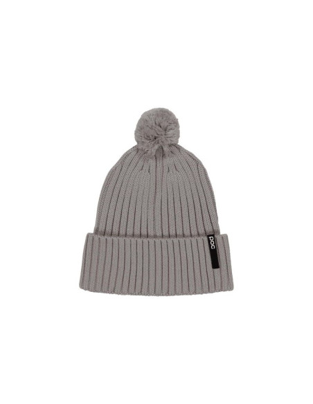 Czapka poc beanie pom szara