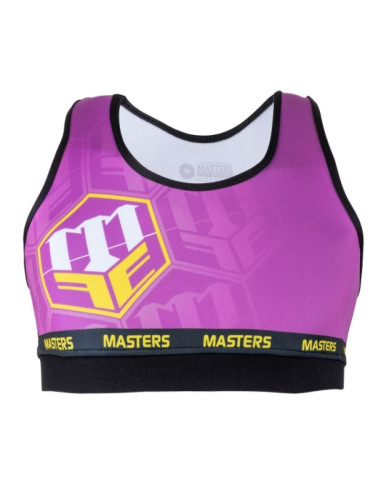 Top damski krótki masters kickgirl violet