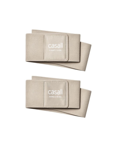 Taśma casall resistance bands 2-pack kolor piaskowy