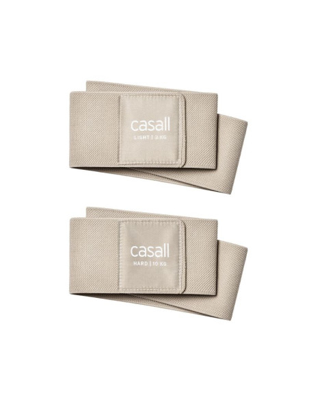 Taśma casall resistance bands 2-pack kolor piaskowy