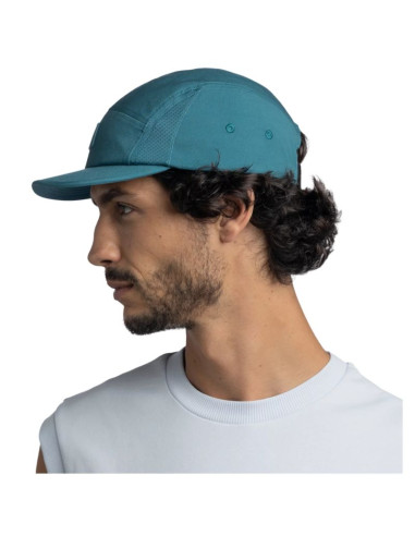 Czapka z daszkiem buff 5 panel go cap - solid teal