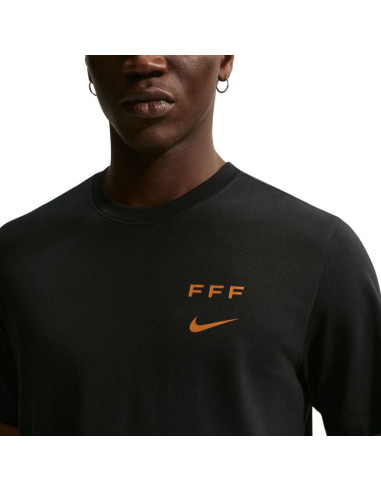 Koszulka męska nike fff lbr wrdmark czarna iq2232 010