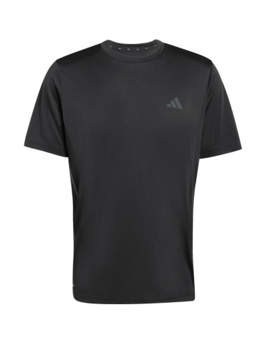 Koszulka męska adidas tech essentials workout 3-stripes czarna kq7485