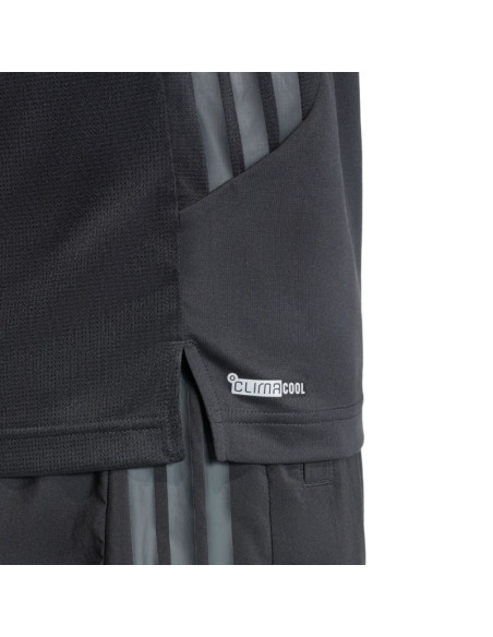 Koszulka męska adidas tech essentials workout 3-stripes czarna kq7485