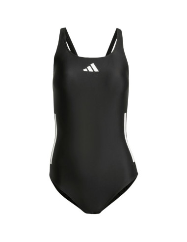 Kostium kąpielowy damski adidas 3 stripes czarny jn8118