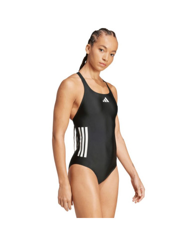 Kostium kąpielowy damski adidas 3 stripes czarny jn8118
