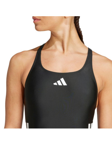 Kostium kąpielowy damski adidas 3 stripes czarny jn8118