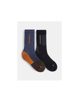 Skarpety  peak performance hiking sock 2 pack czarny 2