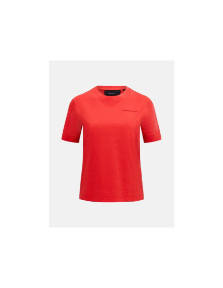 Koszulka peak performance original small logo tee women czerwony