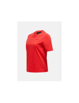 Koszulka peak performance original small logo tee women czerwony 2