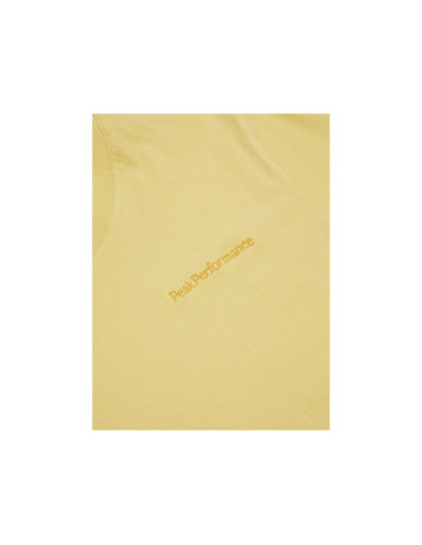 Koszulka peak performance original small logo tee women żółty