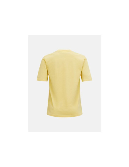 Koszulka peak performance original small logo tee women żółty