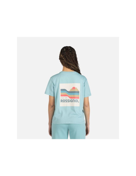 Koszulka damska rossignol w waterfall tee niebieski