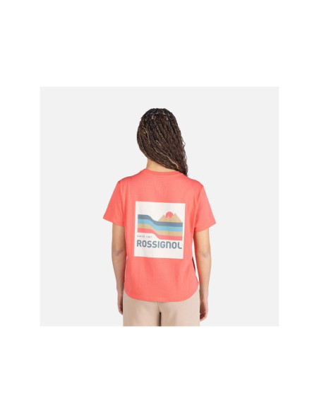 Koszulka damska rossignol w waterfall tee różowy