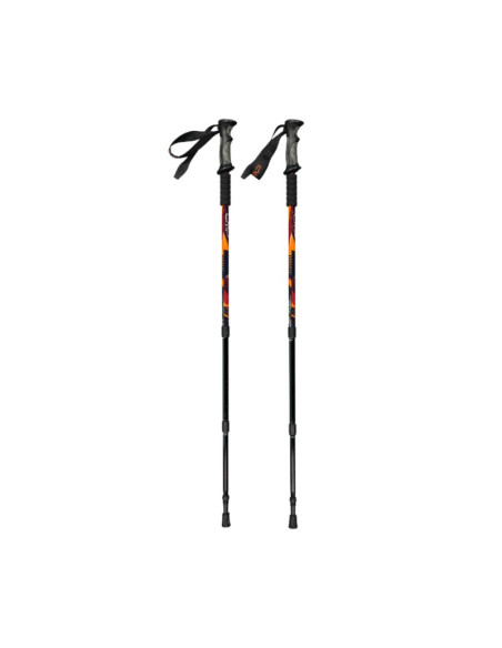 Kijki trekkingowe cmp bern trekking poles czarno-pomarańczowe 3b36297 c905