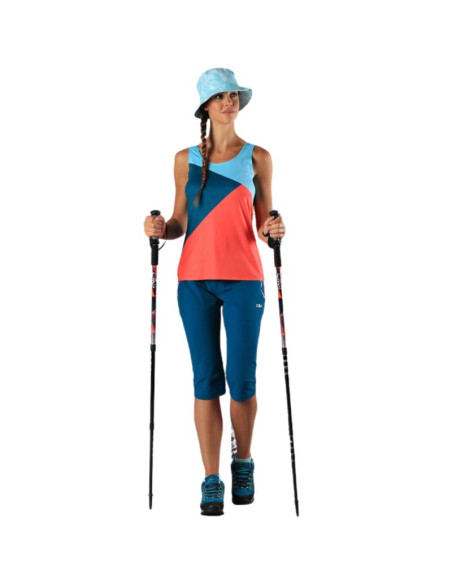 Kijki trekkingowe cmp bern trekking poles czarno-pomarańczowe 3b36297 c905