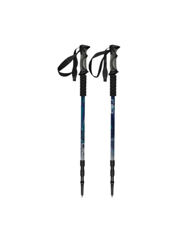 Kijki trekkingowe cmp bern trekking poles czarno-niebieskie 3b36297 m916