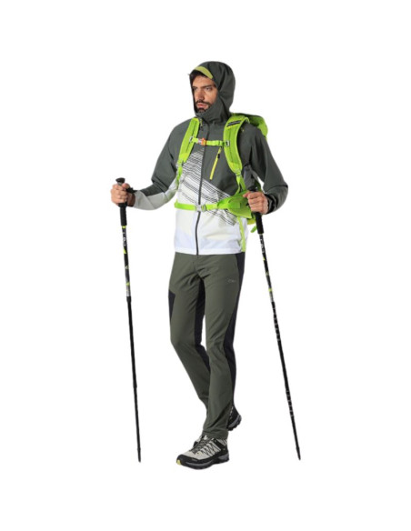Kijki trekkingowe cmp bern trekking poles zielono-czarne 3b36297 u911